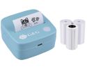 G&G Mini thermische printer GA-SD001BL hellblau - inkl. 4 Rollen