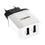 2GO Ladegerät 10,5W 2-Port 2x USB-A,  weiß