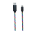 2GO USB Datenkabel "Tricolor" LED-Beleuchtung Lightning 1m