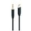 2GO Audiokabel AUX/MP3 für USB Type-C - Stereo 100cm schwarz