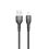 2GO USB Lade-/Datenkabel Lightning   1m   Nylon  schwarz