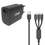 2GO Ladegerät 15W inkl. Kabel 1xUSB-A 1xMicroUSB 1xLightn sw