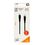 2GO USB Lade-/Datenkabel 2x USB-C 3.1   1m schwarz
