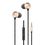 2GO In-Ear Stereo-Headset "Deluxe" - schwarz/gold