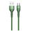 2GO USB Lade-/Datenkabel USB-A - Type C Nylon 1m grün