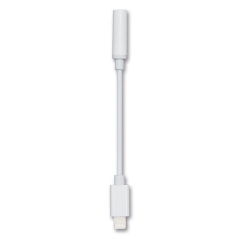 2GO Audio-Adapter Stereo Lightning   20cm  weiß