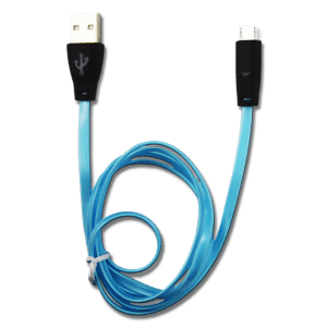2GO USB Lade-/Datenkabel lightn. m.bl. LED-Beleuchtung  1m