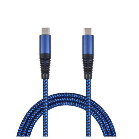 2GO USB Lade-/Datenkabel USB Type-C - USB Type-C  1m blau