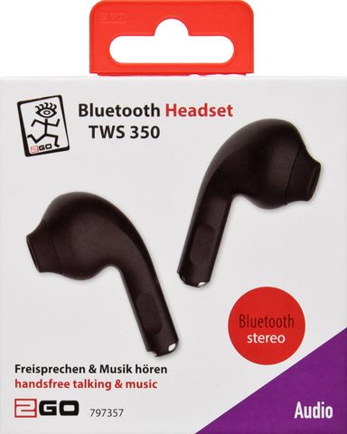 2GO Bluetooth Headset TWS 350 schwarz