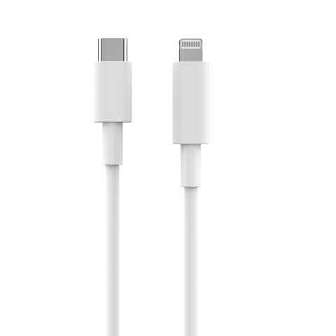 2GO USB Datenkabel Type-C 3.1 auf Lightning  1m  weiß