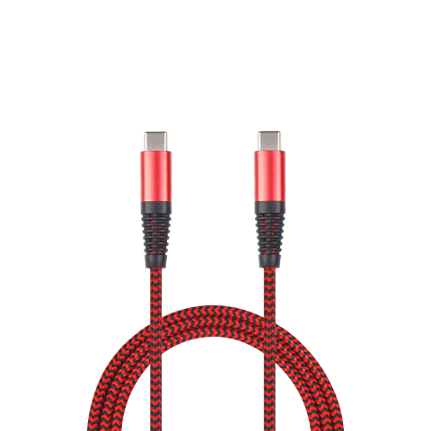 2GO USB Lade-/Datenkabel USB Type-C - USB Type-C   1m rot