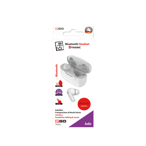 2GO Bluetooth Headset "TWS Dynamic" - weiß