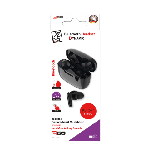 2GO Bluetooth Headset "TWS Dynamic" - schwarz