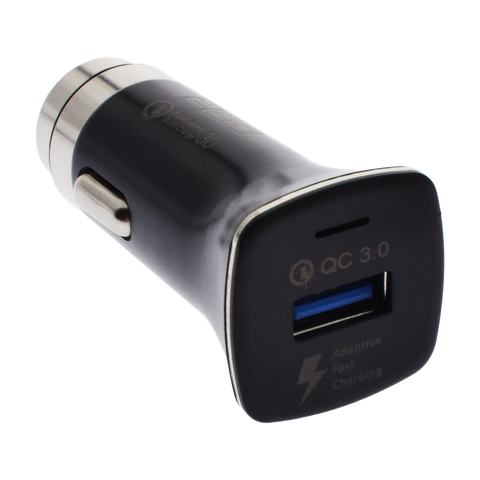 2GO USB KFZ-Schnell-Ladegerät 3100mA USB-A QC 3.0 schwarz