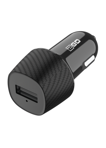 2GO KFZ-Ladegerät 3000mA 3in1 Micro-USB, Lightning, USB-C sw