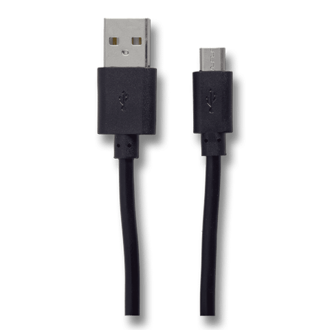 2GO USB Lade-/Datenkabel Micro-USB   1m  PET-B  schwarz