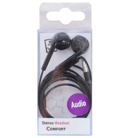 2GO In-Ear Stereo-Headset "Comfort" - schwarz