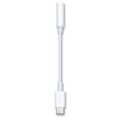 2GO Audio-Adapter Stereo für alle Type-C Geräte 20cm  weiß