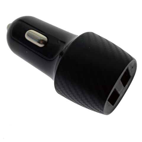 2GO KFZ Ladegerät 2000mA 2x USB-A   schwarz