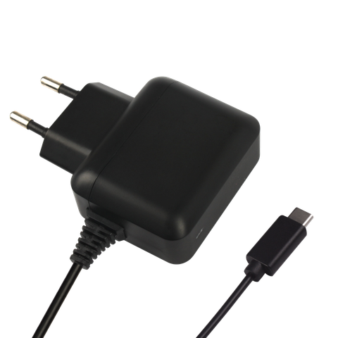 2GO Ladegerät 12W USB-C 3.1 Stecker  Kabel  schwarz