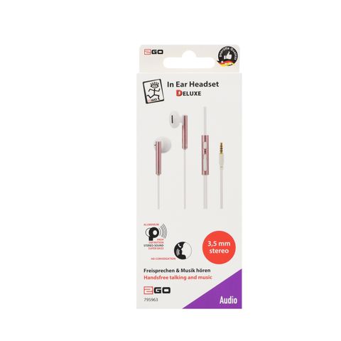 2GO In-Ear Stereo-Headset "Deluxe" - Roségold
