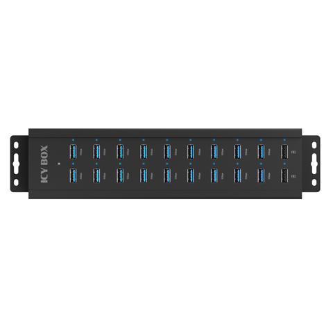 18+2 port USB Hub ICY BOX , 18x USB-A Daten Port