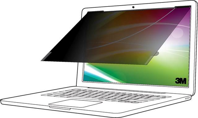 3M Bright Screen Blickschutz 14"  16:9 BP140W9B